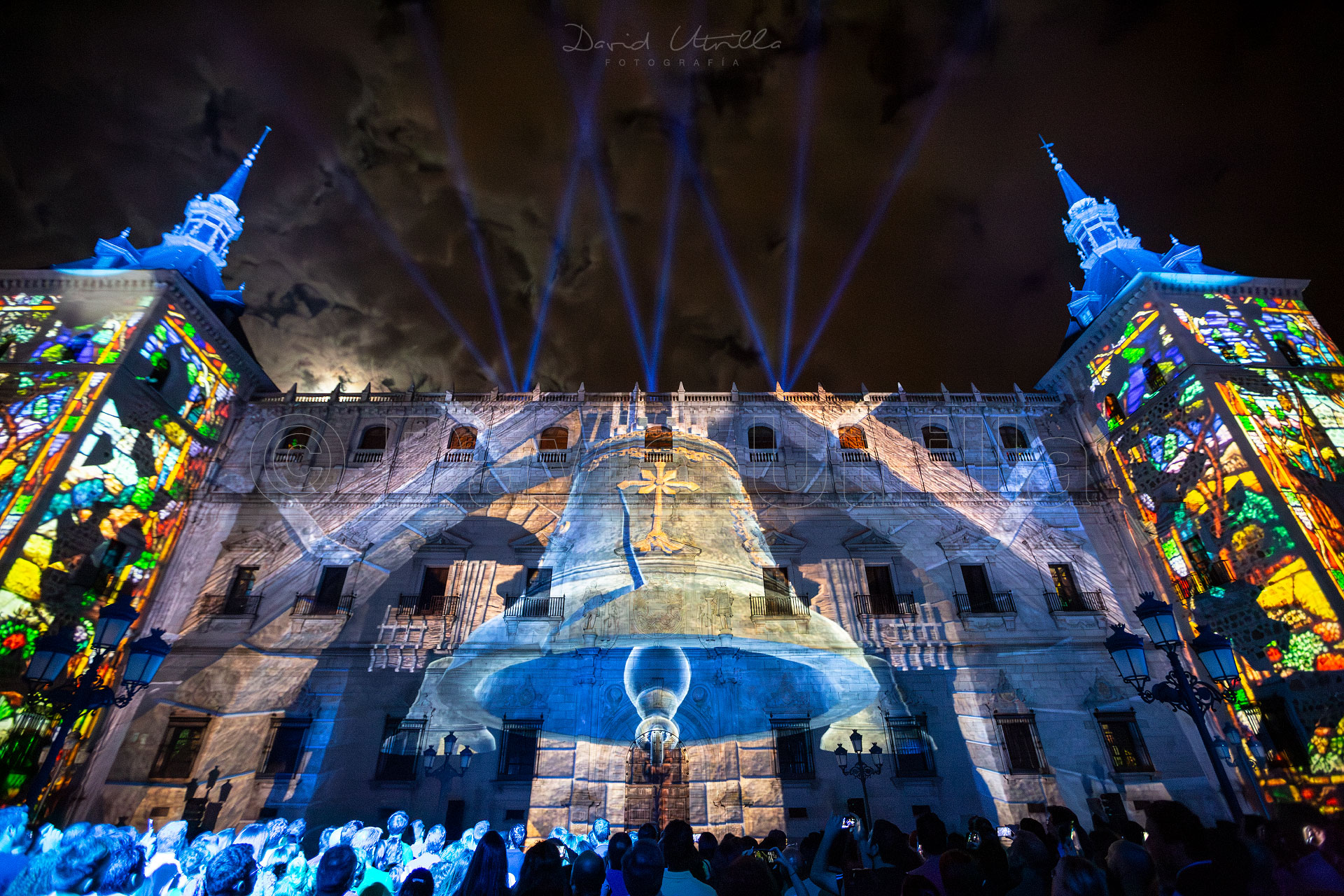 Espectáculo de video mapping en el Alcázar de Toledo