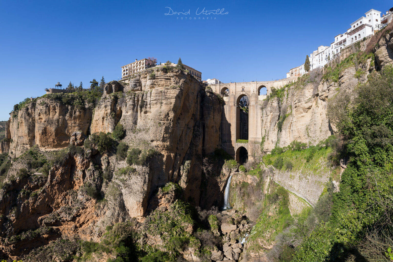 Panorámica del puente de Ronda