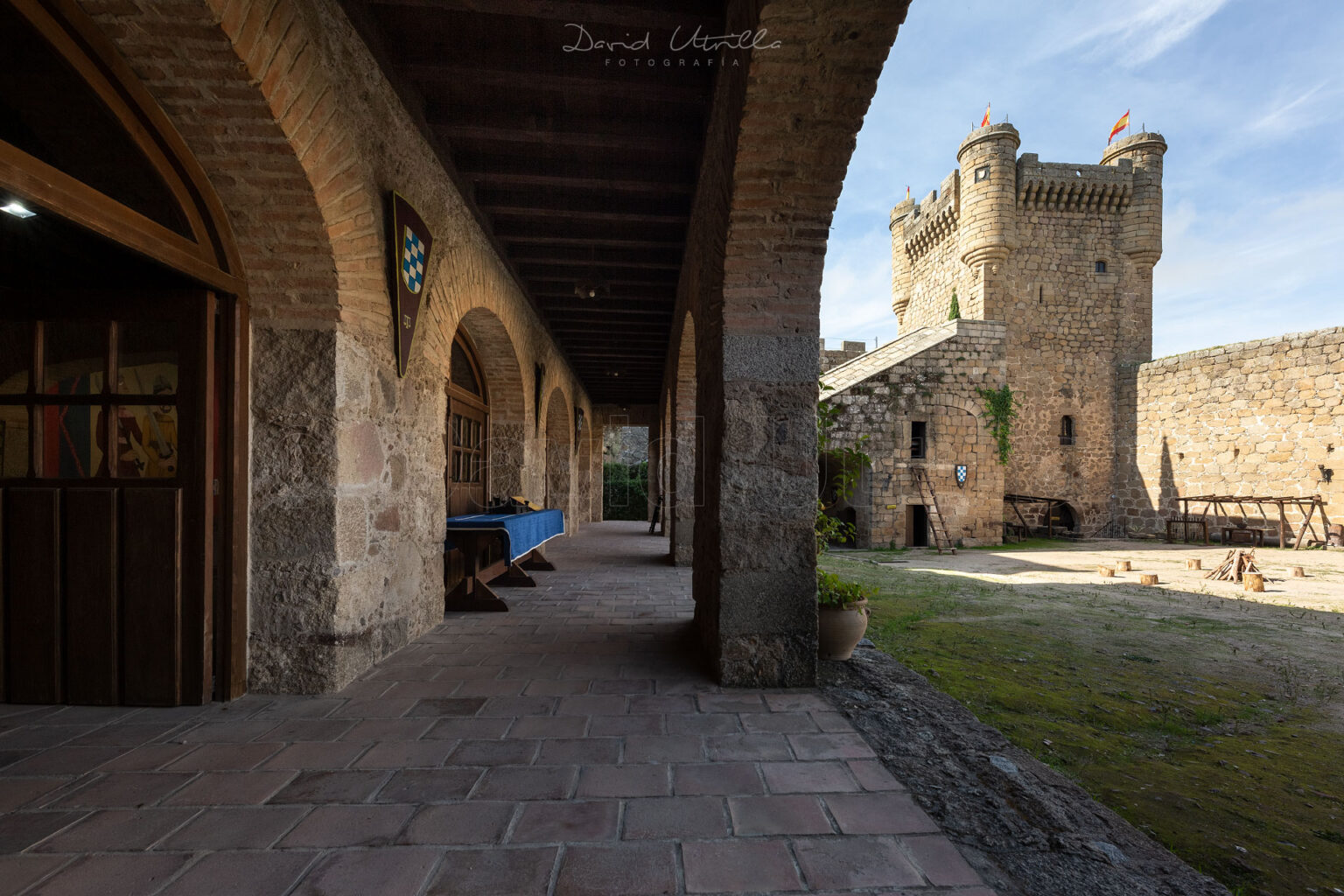 En el castillo de Oropesa