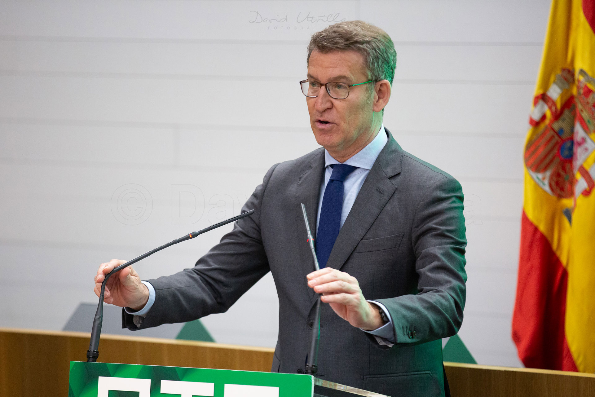 Alberto Núñez Feijóo en una intervención